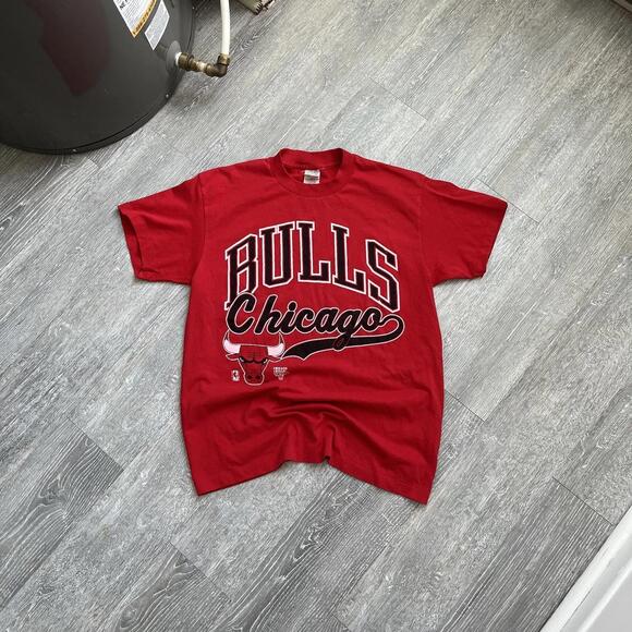 Other - Red Black White 90S Chicago Bulls Nba Graphic T-Shirt